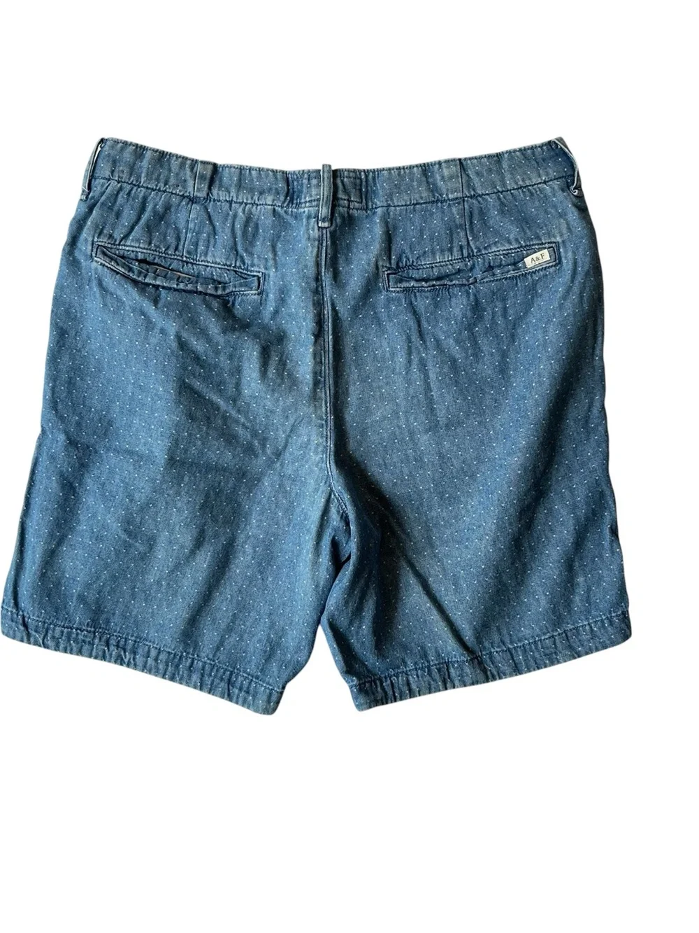 Abercrombie & Fitch Y2K chino shorts 32 Light blue polka dot 7